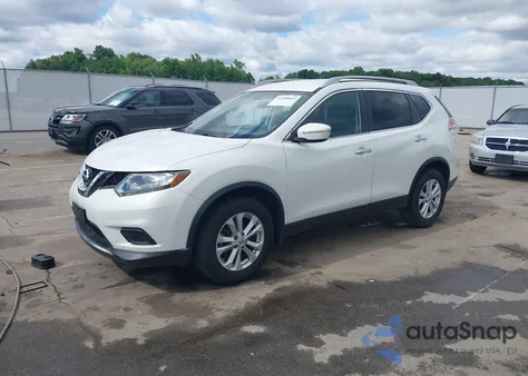 2014 Nissan Rogue Sv из США, поврежденный, VIN 5N1AT2MV2EC764723